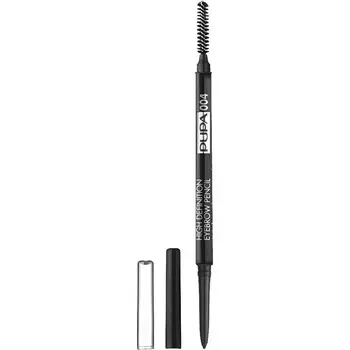 Карандаш для бровей PUPA Milano High Definition Eyebrow Pencil, No. 004 Extra Dark / 0,09 g