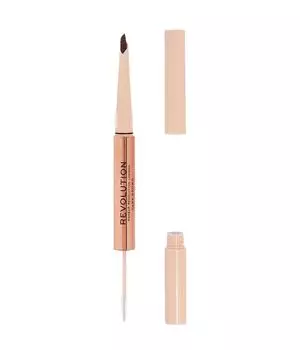 Карандаш для бровей REVOLUTION Fluffy Brow Filter Duo, Dark Brown, 1 ml