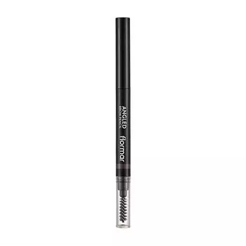 Карандаш для бровей скошенный с кисточкой Flormar, цвет 01 beige