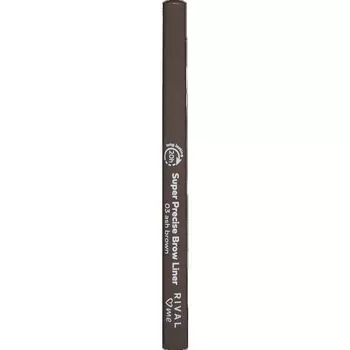 Карандаш для бровей Super Precision Brow Liner 03 пепельно-коричневый RIVAL loves me, 1,5 ml