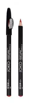 Карандаш для губ, 47, 1 шт. Joko, Precision Lip Liner Your Long Lasting Formula, красный