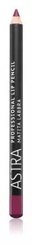 Карандаш для губ Astra Make-up Professional, оттенок 43 Bordeaux 1,1 г