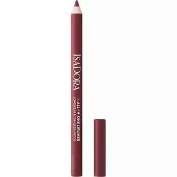 Карандаш для губ Isadora All-in-One Lipliner, 10 Cranberry / 1,2 g