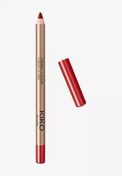 Карандаш для губ New Creamy Color Comfort Lip Liner KIKO Milano, цвет pearly tulip red