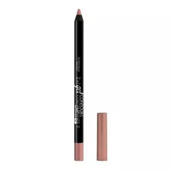 Карандаш для губ Perfilador de Labios 2 en 1 Gel Contour & Color Lip Liner Waterproof Deborah Milano, 02 Nude Brown