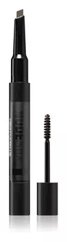 Карандаш и гель для бровей Nudestix Stylus, оттенок Brown