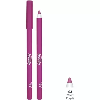 Карандаш-подводка для глаз Golden Rose Miss Beauty Colorpop No:03 Vivid Purple Soft Eye Pencil