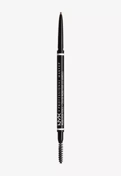 Карандаши для бровей Nyx Professional Makeup Micro Brow Pencil Ultra Dnner Augenbrauenstift Zum Hervorheben, Definieren Und Formen, Mit Ausdrehbarem Augenbrauenstift Und Brstchen, Vegane Formel, Farbton: Ash Brown Nyx Professional Makeup, цвет 1 taupe