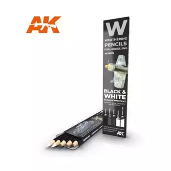 Карандаши Weathering — набор теней и эффектов, Weathering Pencils (AK-Interactive)