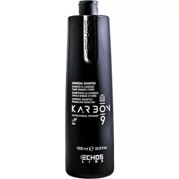 Karbon 9 Угольный шампунь для поврежденных волос 1000мл, Echosline