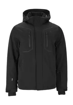 Карбоновая лыжная куртка с водоотталкивающей мембраной WHISTLER, черный