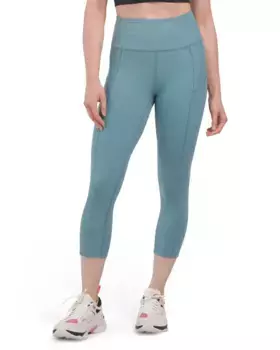 Карбоновые леггинсы-капри персикового цвета Rbx, цвет Arctic