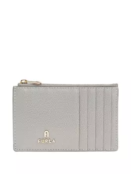 Кардхолдер Furla с застежкой-молнией, серый