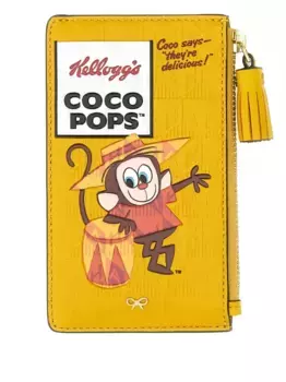 Кардхолдер на молнии X Kellogg's Coco Pops Anya Hindmarch, желтый