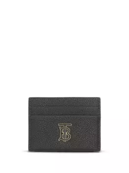 Кардхолдер с логотипом BURBERRY, черный
