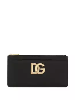 Кардхолдер с логотипом DG DOLCE & GABBANA, черный