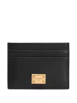 Кардхолдер с логотипом DOLCE & GABBANA, черный