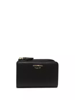 Кардхолдер с логотипом EMPORIO ARMANI, черный
