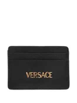 Кардхолдер с логотипом VERSACE, черный