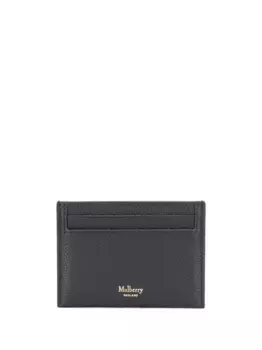 Кардхолдер с тиснением логотипа Mulberry, черный