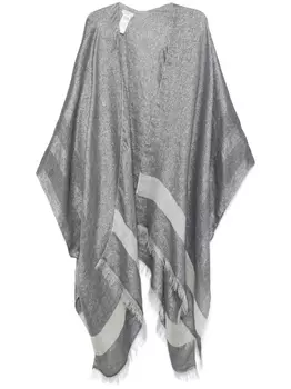 Карди-пальто из люрекса Peserico, синий