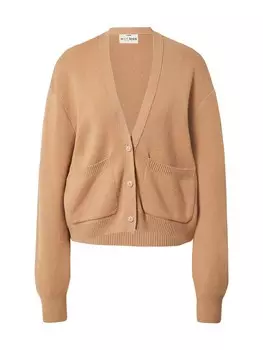Кардиган A LOT LESS Knit Cardigan Luzy, коричневый