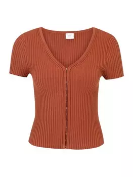 Кардиган Abercrombie & Fitch Knit Cardigan HOOKEYE, цвет Auburn