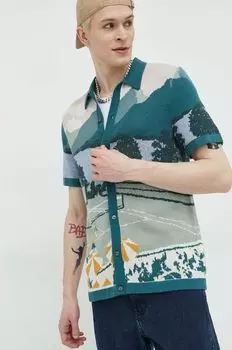 Кардиган Abercrombie & Fitch, зеленый