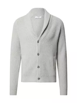 Кардиган ABOUT YOU x Kevin Trapp Knit Cardigan Moritz, светло-серый
