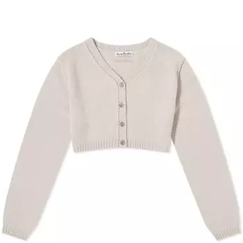 Кардиган Acne Studios Crop Knit, светло-бежевый