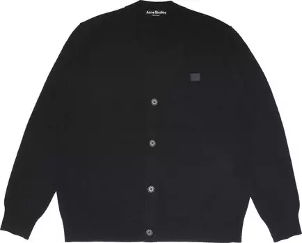 Кардиган Acne Studios V-Neck Cardigan 'Black', черный