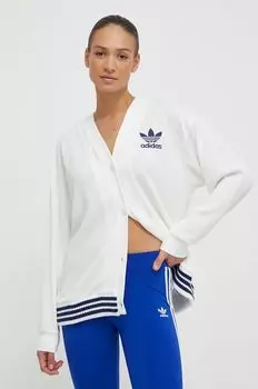 Кардиган adidas Originals, белый