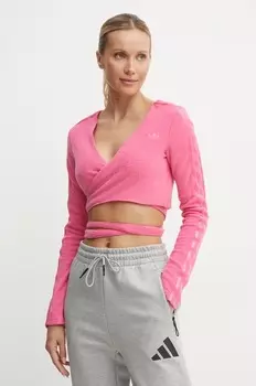 Кардиган Adidas Originals, розовый