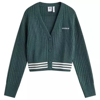 Кардиган Adidas, зеленый
