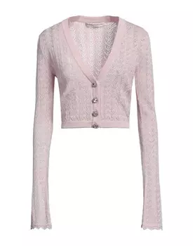 Кардиган Alessandra Rich, светло-розовый