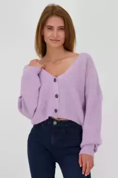 Кардиган Alife & Kickin "KrissyAK Вязаный кардиган женский кардиган", цвет Lavender