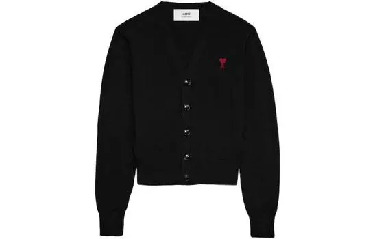 Кардиган Ami Paris Ami De Coeur AMIPARIS, черный