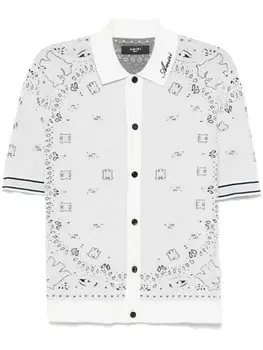 Кардиган AMIRI Bandana, белый