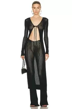 Кардиган Andreadamo Long Sleeve, черный