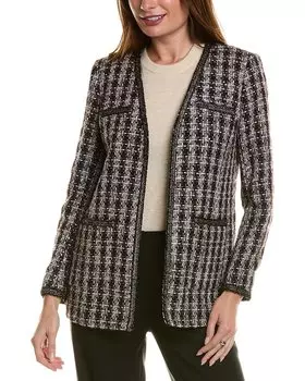 Кардиган Anne Klein Kissing Front, коричневый