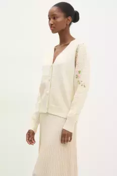 Кардиган Answear Lab, бежевый