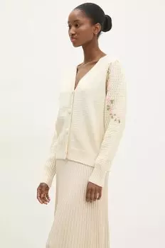 Кардиган Answear.Lab, бежевый