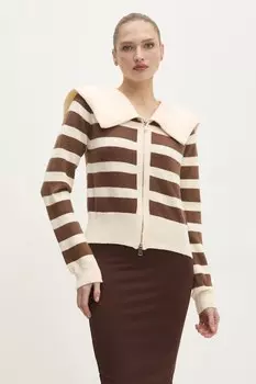 Кардиган Answear.Lab, коричневый