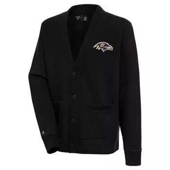 Кардиган Antigua Baltimore Ravens, черный