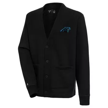 Кардиган Antigua Carolina Panthers, черный