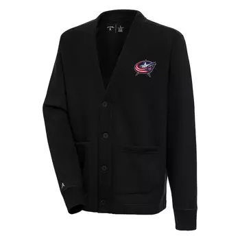 Кардиган Antigua Columbus Blue Jackets, черный