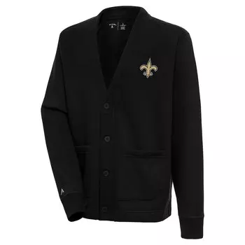 Кардиган Antigua New Orleans Saints, черный