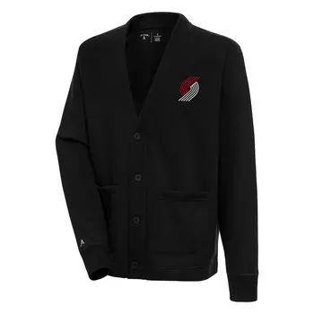 Кардиган Antigua Portland Trail Blazers, черный