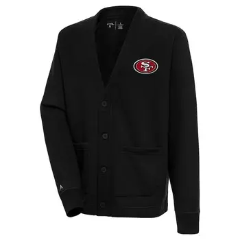 Кардиган Antigua San Francisco 49Ers, черный