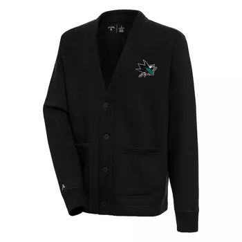 Кардиган Antigua San Jose Sharks, черный